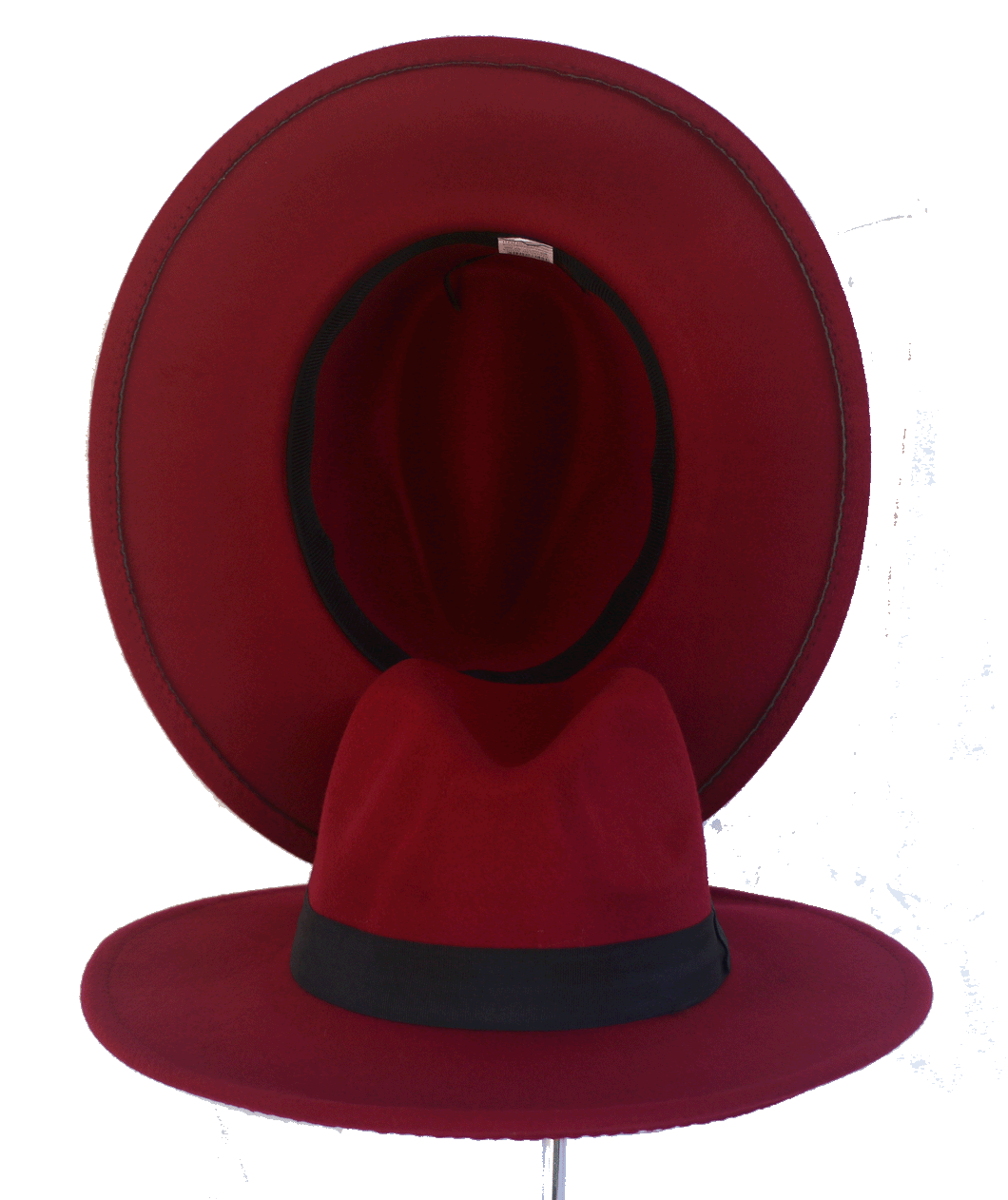 Burgundy Fedora