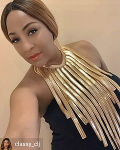 Nefertiti Gold Chain Necklace